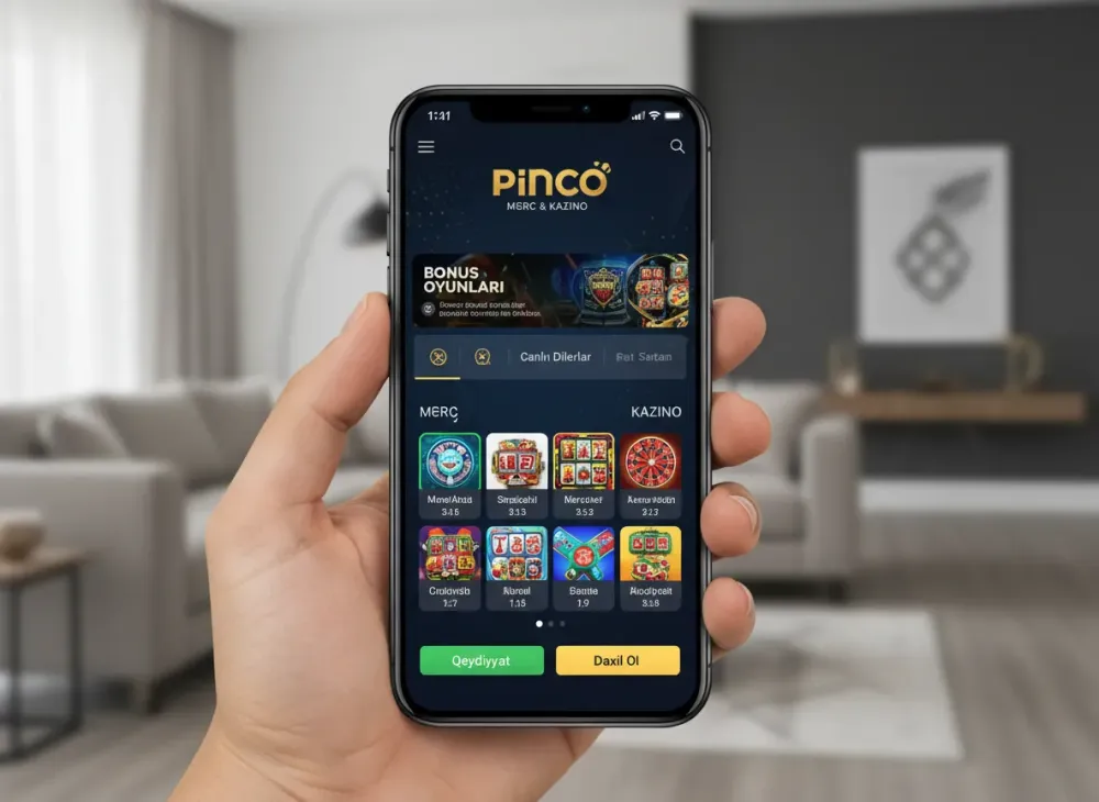 Pinco mərc və kazino oyunları üçün sayt bələdçisi