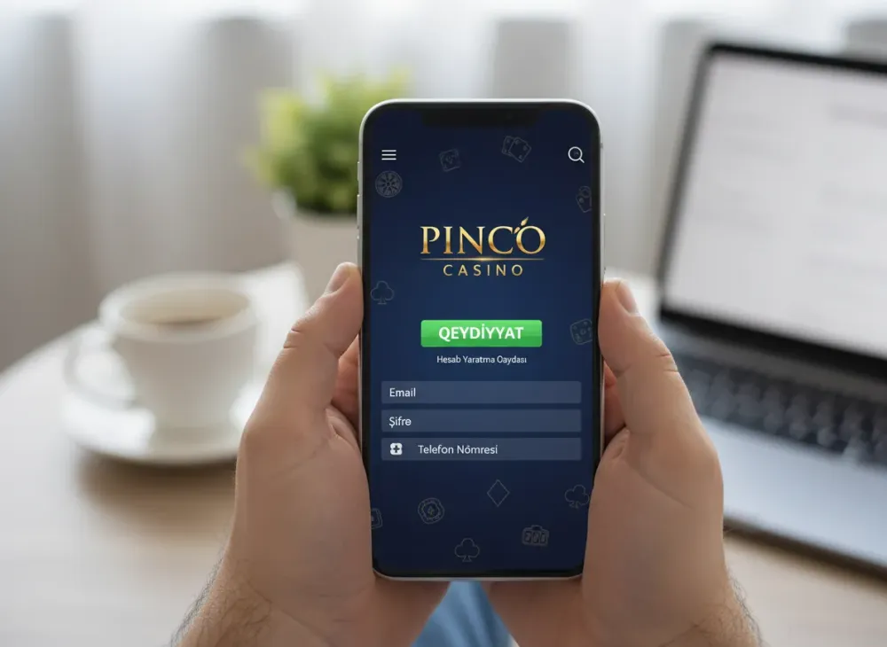 Pinco qeydiyyat kazinoda hesab yaratma qaydası