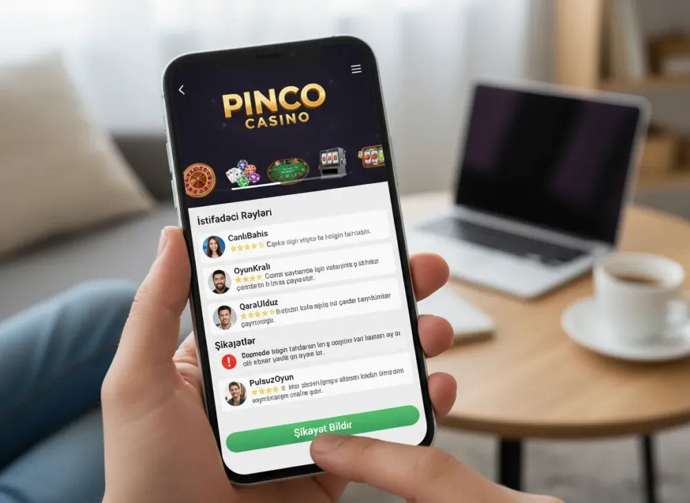Pinco sikayet üzrə istifadəçi rəyləri və şikayətlər